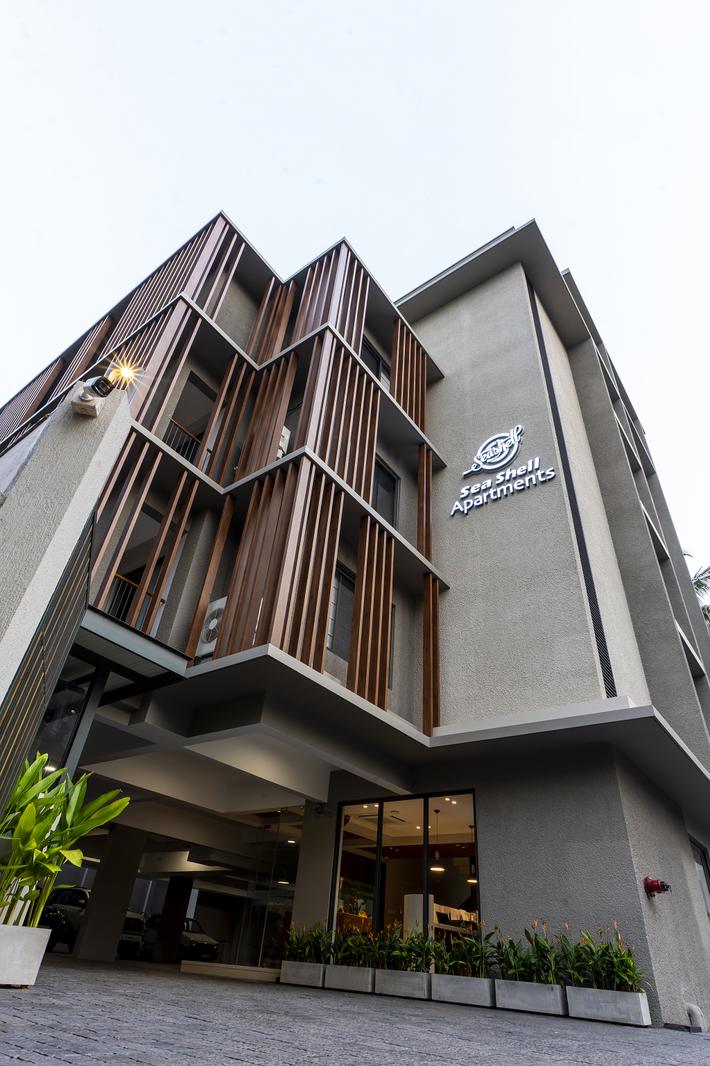 Seashell Apartments building exterior